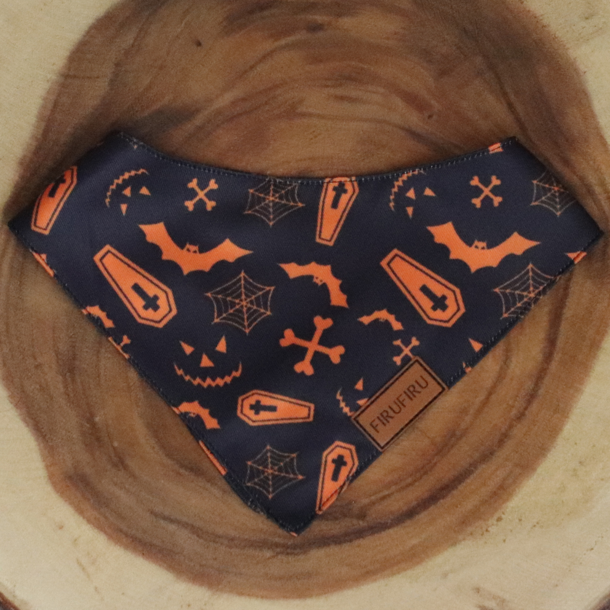 Dog Bandana Black Hallow