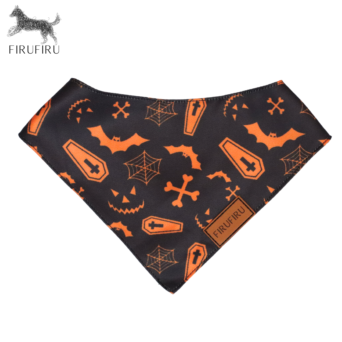 Dog Bandana Black Hallow